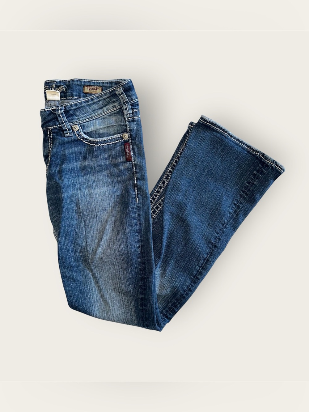 Woman’s Silver Jeans